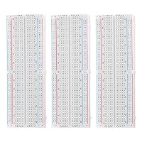 AZDelivery 3 x MB-102 Breadboard Steckbrett mit 830 Kontakten kompatibel mit Arduino