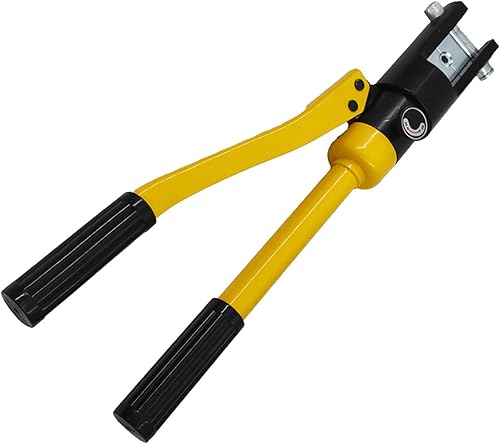 Miniatura 2 de Engarzadora de cable hidráulico de 16 toneladas de cable de batería, herramienta de prensado de terminales de terminal con 11 troqueles para cables