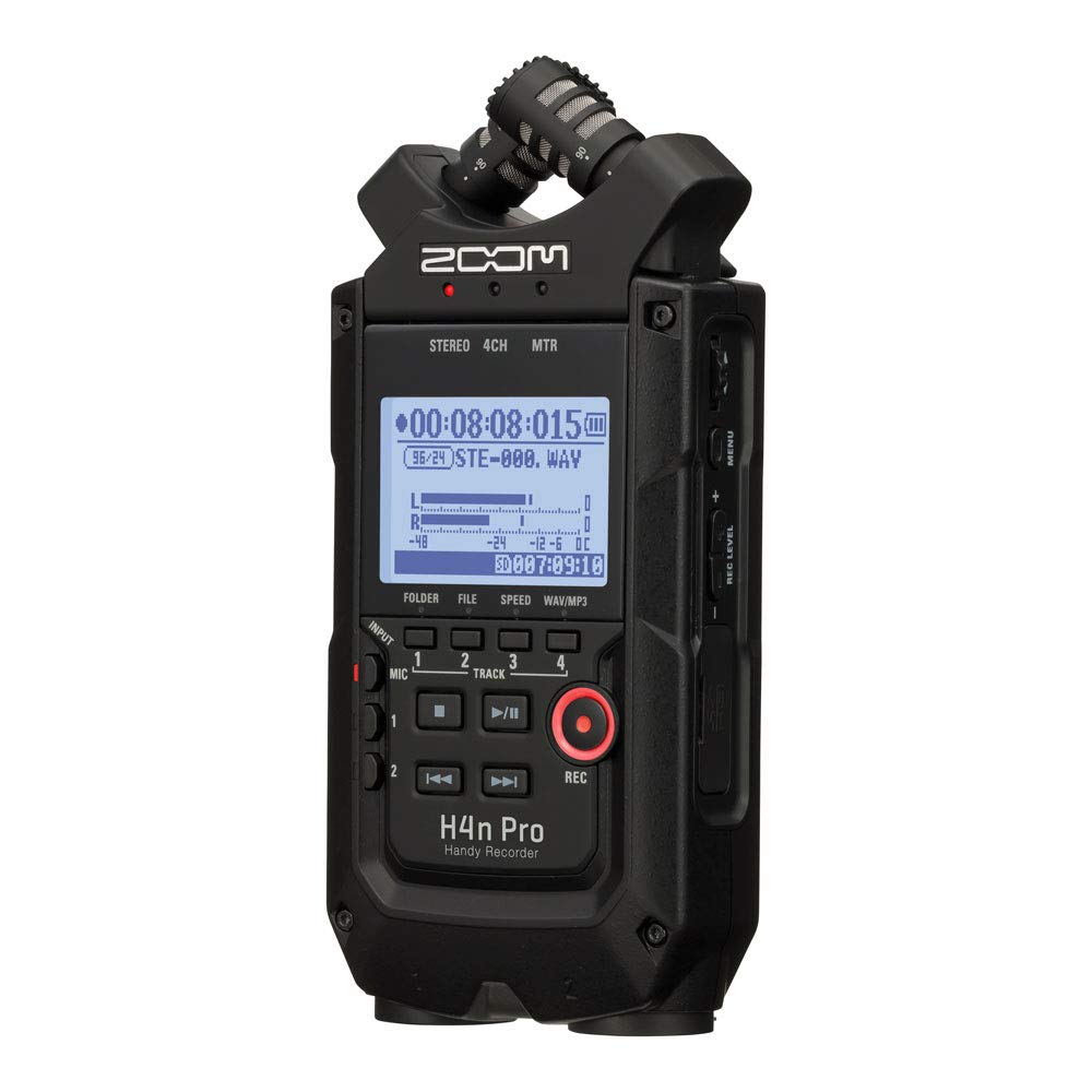 Amazon.com: ZOOM Zoom Handy Recorder All Black Edition H4nPro  