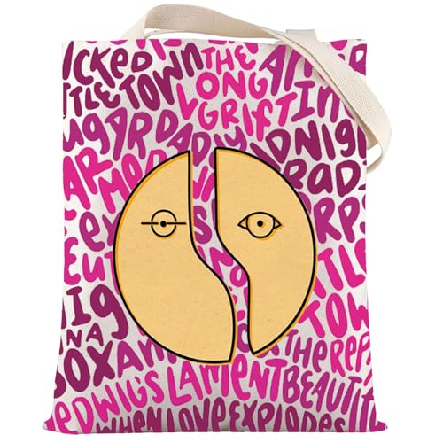 LEVLO Hedwig And The Angry Inch Tote Bag Hedwig Fans Gift Yitzhak & Phyllis Stein Shoulder Bag Musical Merchandise, The Origin Tote, M