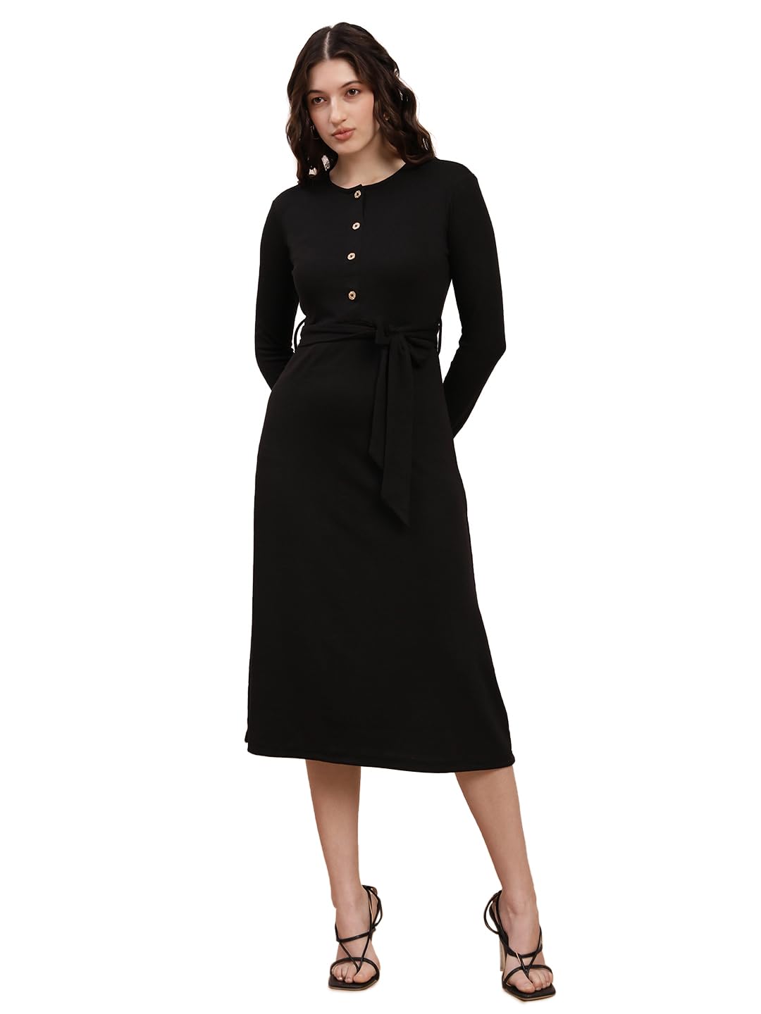 globus Women Dress (8909389007674_Black_M)-picture-55
