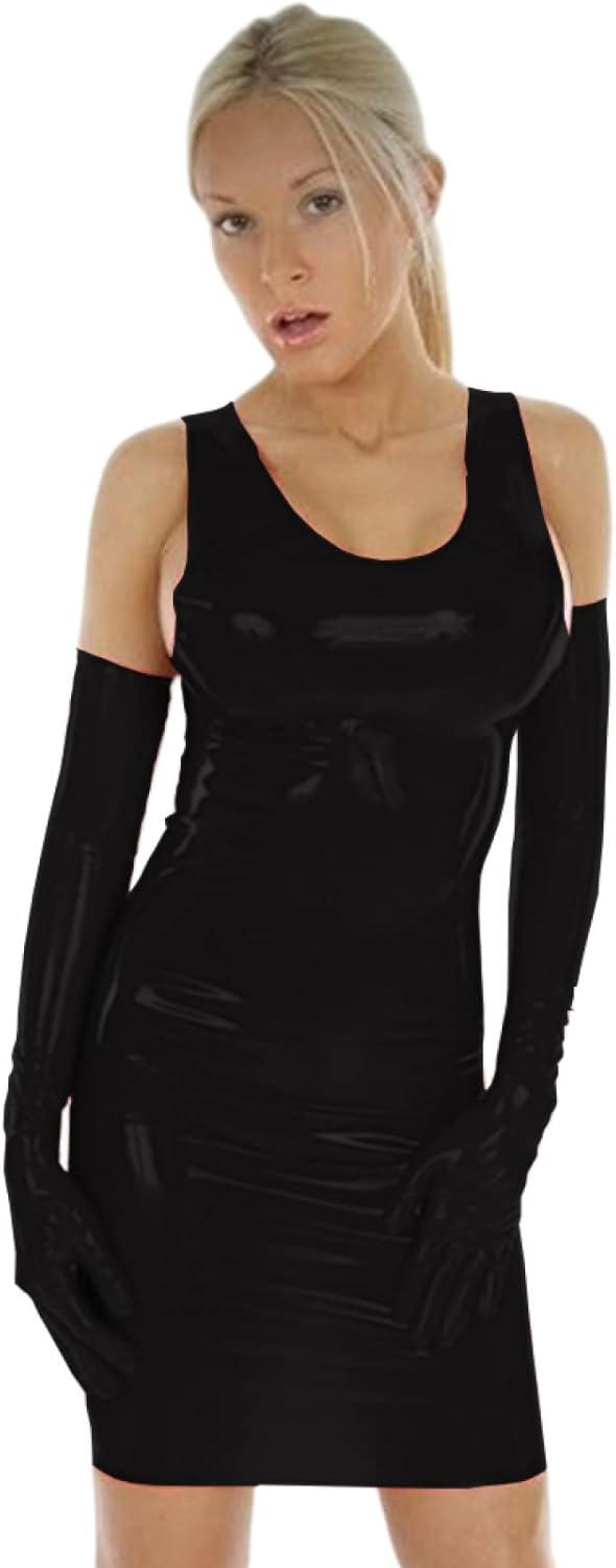 Plus Size PVC Mini Tank Dress Sexy PU Patent Leather Zimbabwe | Ubuy
