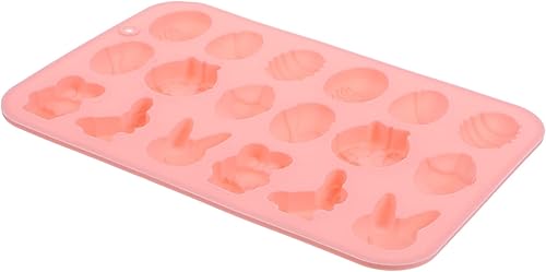 Miniatura 6 de Veemoon 5 moldes de silicona para pastel de huevo de Pascua, moldes de silicona en forma de huevo, moldes de bandeja de hielo, moldes de silicona