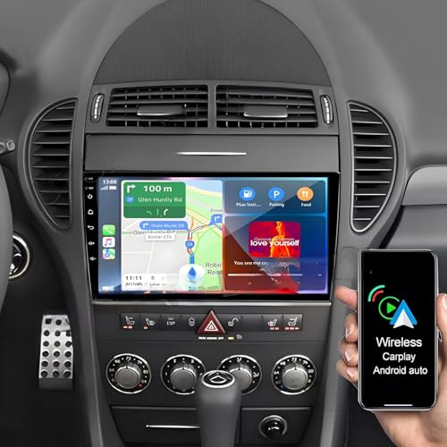 Radio Android 9 pulgadas para SLK280 SLK350 SLK55 2004-2010 miniatura 1