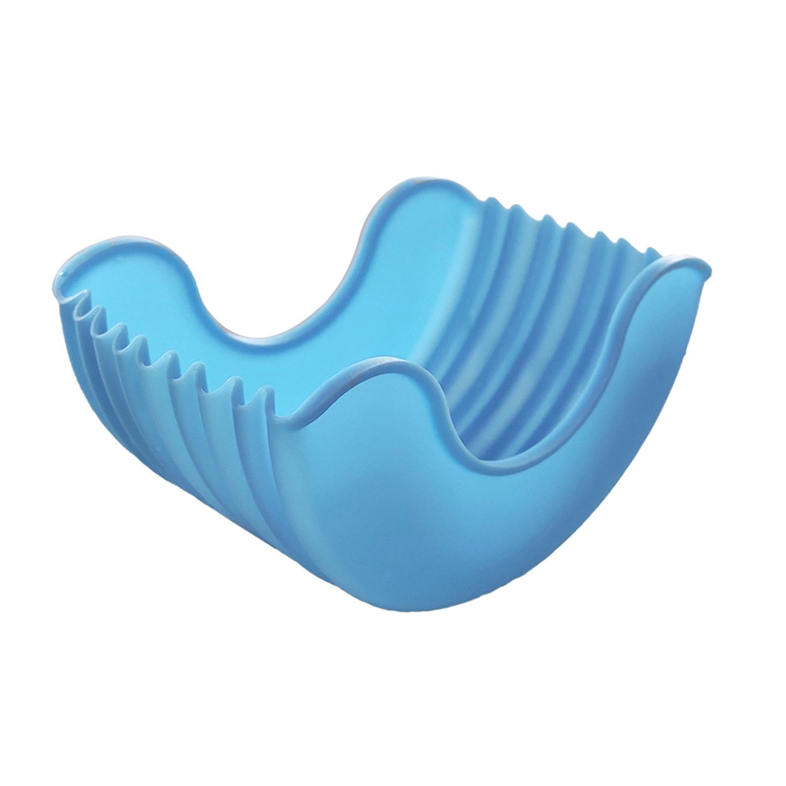 ATORSE Silicone Hamburger Holder Hamburger Sandwich Burger Holder for Burger Lovers Blue-picture-14