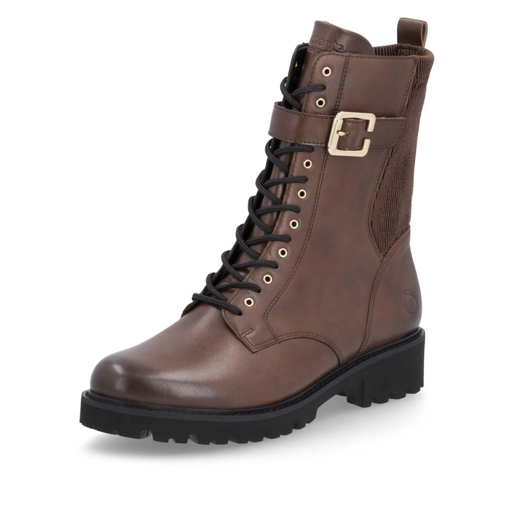 Remonte Damen Combat Boots D8664, Frauen Stiefeletten,lose Einlage
