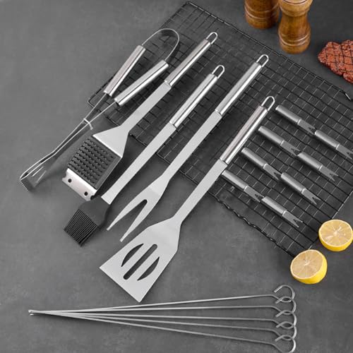 Set de Parrilla para Exterior, 18 Piezas Acero Inoxidable miniatura 7