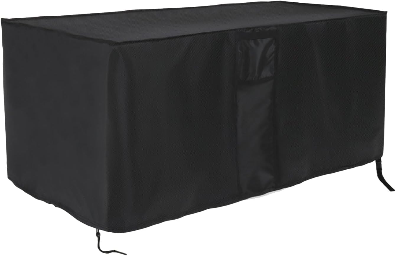 Outdoor Storage Box Cover for Keter 110 Gallon Deck Box, Outside Deck Box Cover, Waterproof Patio Storage Box Covers - 51 x 29 x 25 Inch