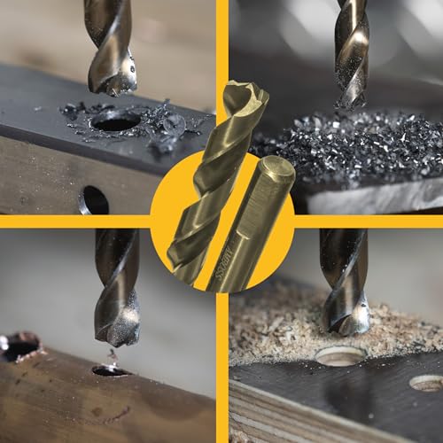 10x Spiralbohrer Speed Force Ø6.8 mm - HSS-E DIN 338 für Stahl, Baustahl, Alu, Buntmetalle AMBOSS WERKZEUGE® Bohrer Bleche, Profile - Sechskant f. Bohrmaschine, Akkubohrer, Standbohrmaschine