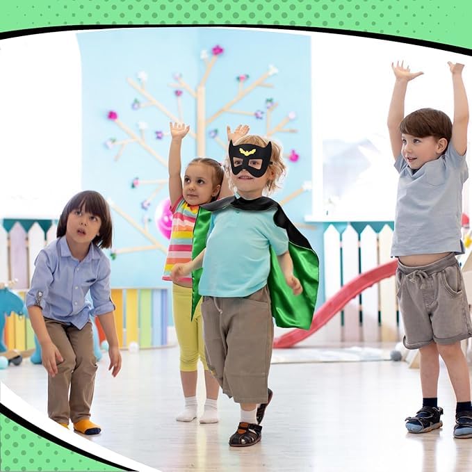 Capa de superhéroe para niños de 4 a 12 años miniatura 4