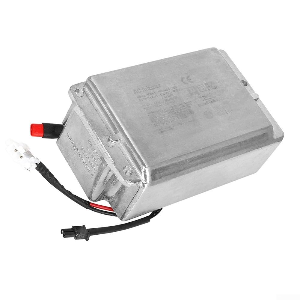 Port de charge intégré en métal compatible avec la trottinette électrique Ninebot Max, prise de rechange argentée pour réparation de chargeur, accessoire de montage 117 x 71 x 43 mm