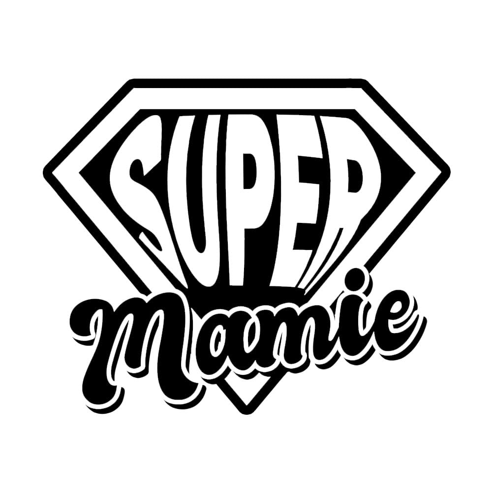 Tablier - super mamie - Bordeau
