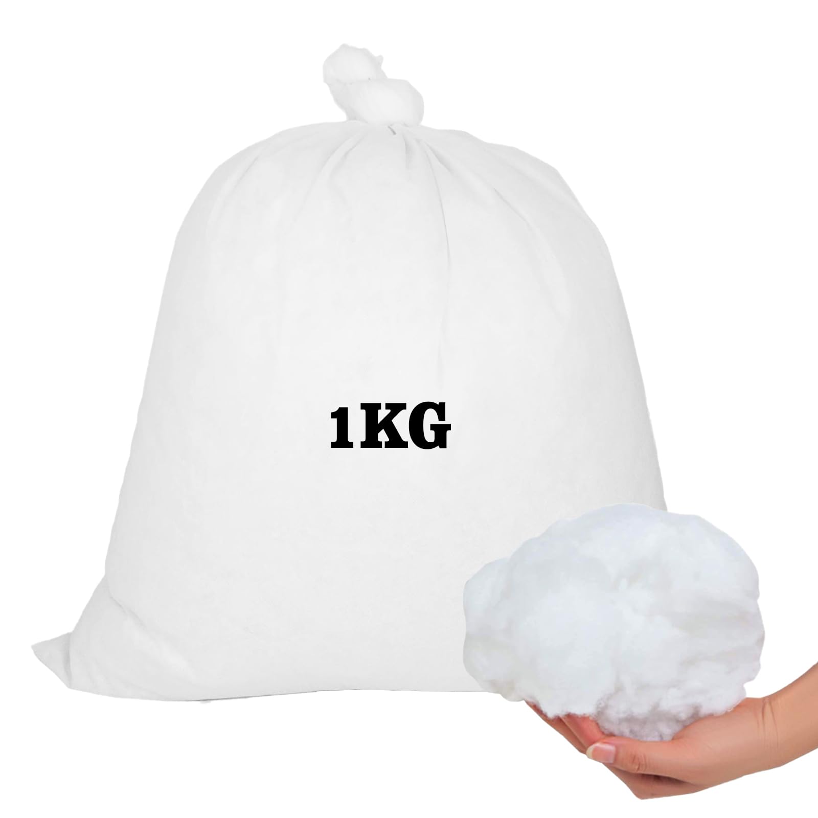 SM Decor Hollowfibre Quality Grade – Best for Filling Toys, Pillows, Craft Cushions, Teddy Bears, Pet Beds 100% Soft Polyester Filling (1KG)