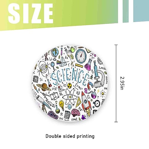 Cute Christmas Tree Ornaments for Home,Friends,Family Hanging Souvenir,Science - Image 3