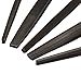 ACCOCO High Carbon Steel File Set with Wooden Handles Rasp File for Metal, Wood, Plastic, 5 Pieces