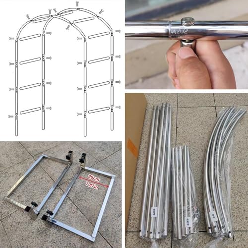 Tonnelle d'extérieur en métal stable pour décorations de mariage