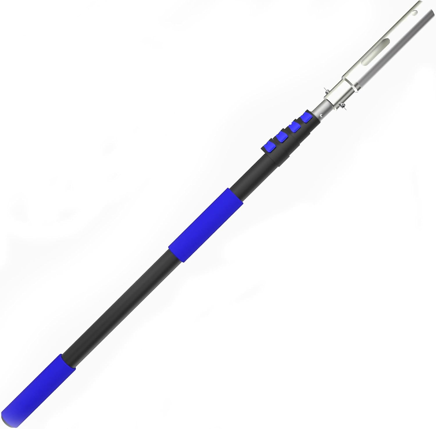 Swimming Pool Pole, Upgraded 16FT Professional Telescopic Extendable Pool Pole Aluminium Heavy Duty, Adjustable Length 4 to 16 Feet, Universal Pole for Skimmer Nets, Brushes and Vacuum Heads