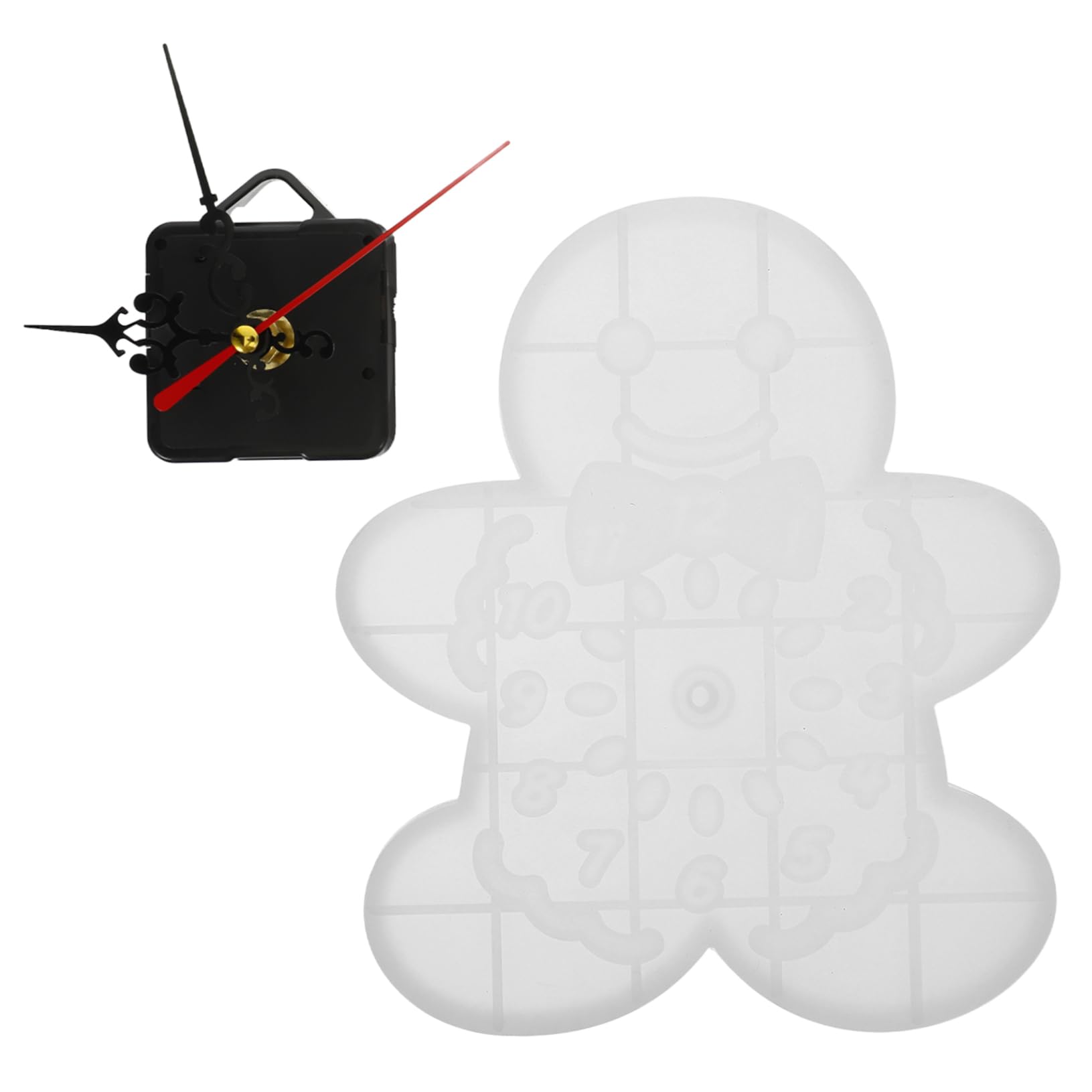 Moldes para manualidades de reloj MAGICLULU de silicona y jengibre