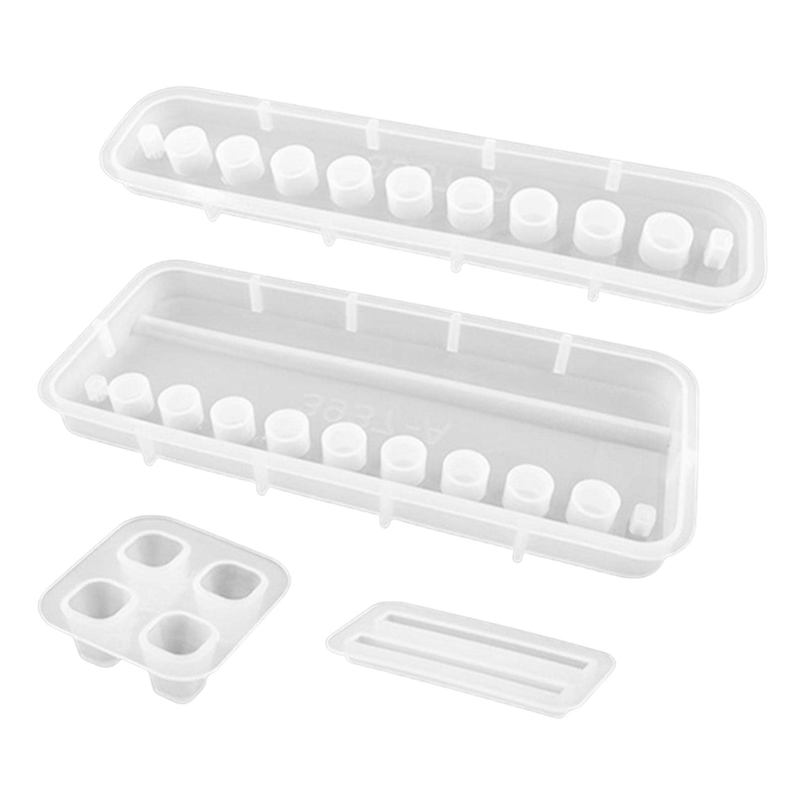 Porte-stylo résine époxy silicone AMUCK organisateur de bureau
