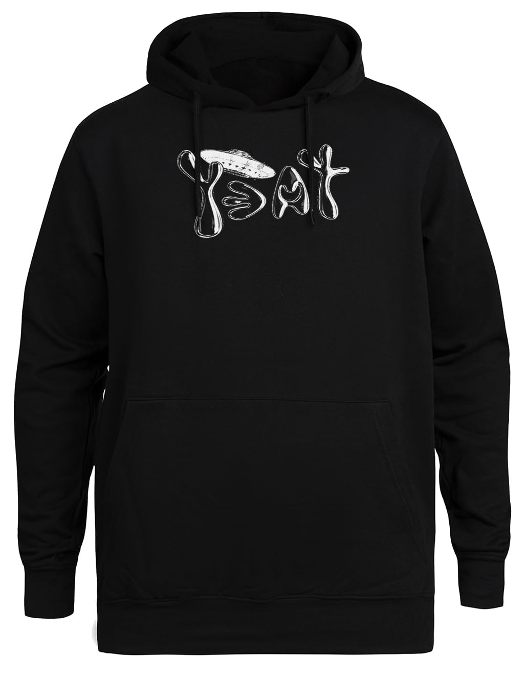Yeat Felpa Nera Unisex Eco-Friendly Unisex Black Hoodie Eco-Friendly Hooded Jacket
