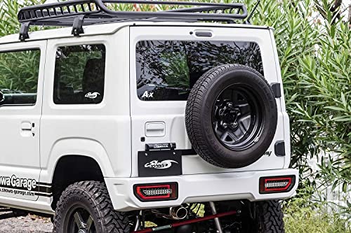 美品 ショウワガレージ ジムニー JB64 スペアタイヤ移動ブラケット 車検対応 ショウワガレージ 車検対応品 スペアタイヤ移動ブラケット