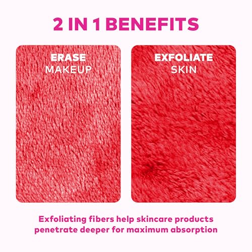 Image of The Original MakeUp Eraser 7-Day Set, Erase All Makeup with Just Water, Including Waterproof Mascara, Eyeliner, Foundation, Lipstick, Sunscreen, and More! Hello Kitty Cutie Pie, 7ct.