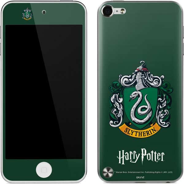 Skinit Decal MP3 Player Skin Compatible with iPod Touch (5th Gen&2012) - Officially Licensed Warner Bros Slytherin House Crest Design
