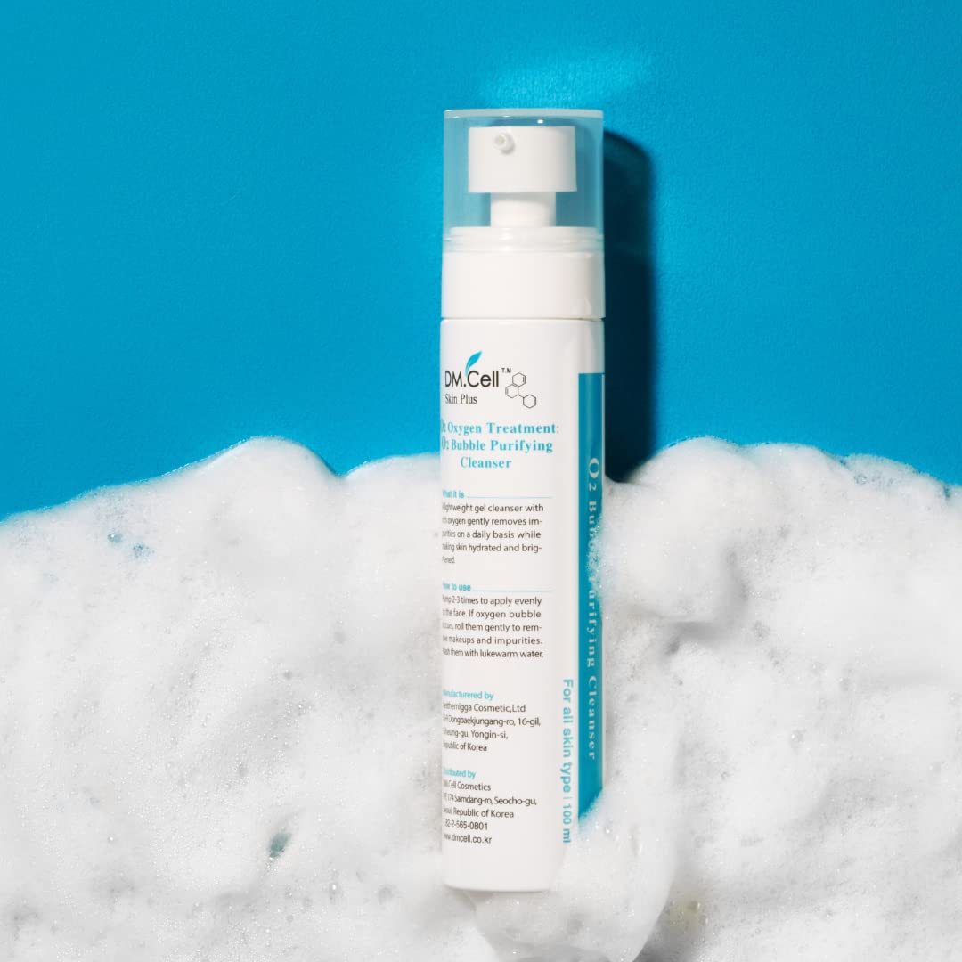 Buy DM.Cell O2 Oxygen Bubble Facial Cleanser for deep pore cleansing, purifying and