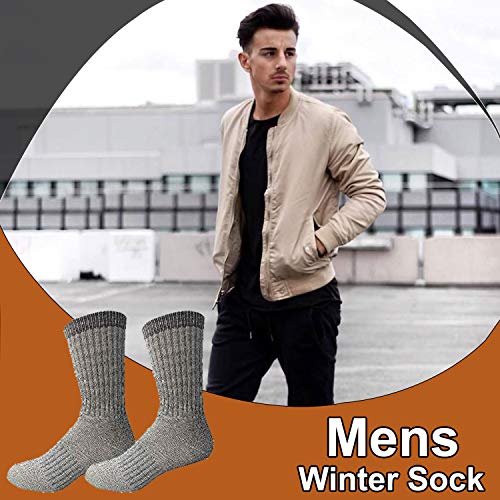 Yacht & Smith Wholesale Bulk Merino Wool Thermal Hiking Boot Socks, Mens Womens and Kids Winter Sock3