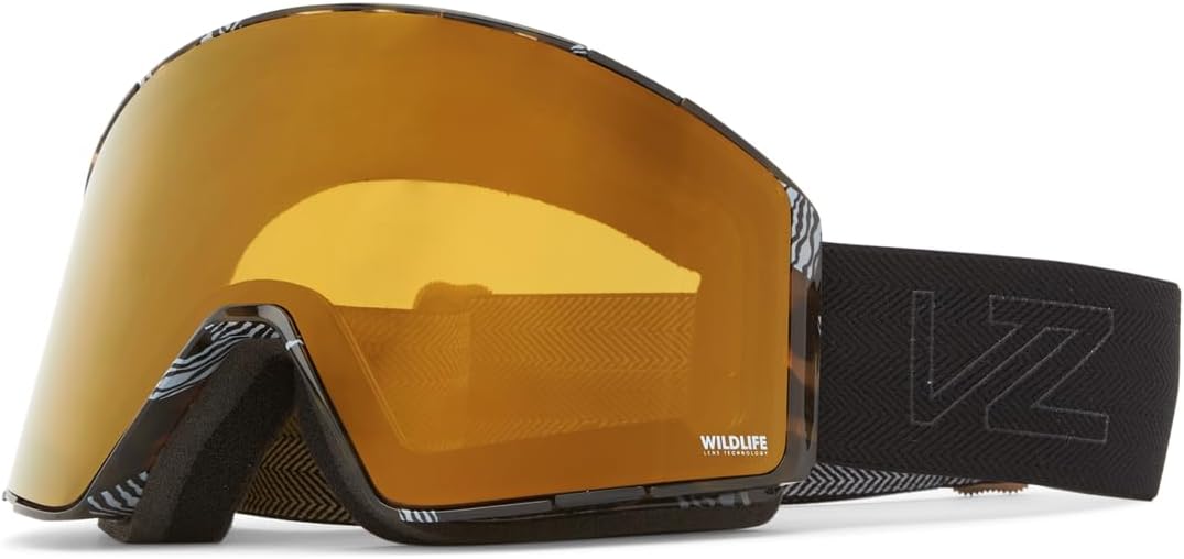 VonZipper Unisex Capsule Ski and Snowboard Goggle - Black
