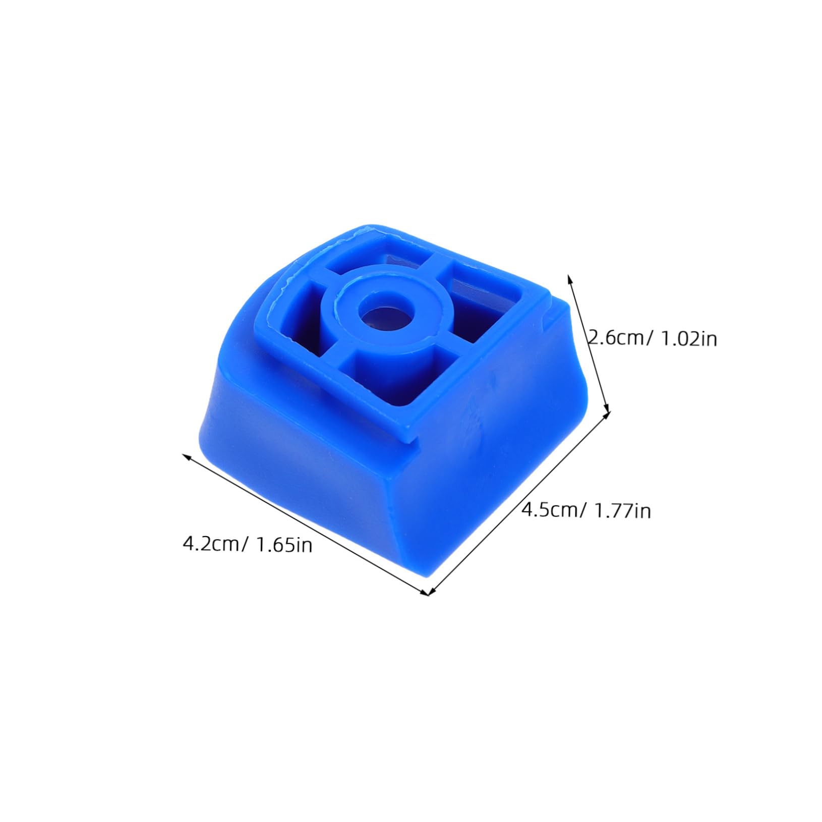 Toddmomy 2PCS Non Slip Brake Stoppers for Inline Skates Durable Replacement Blocks for Roller Skating Accessories Lightweight Easy Installation Compatible with Various Brands