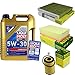 Produktbild QR-PARTS 69375745 Filter Set Inspektionspaket 5 Liter Motoröl Longlife III 5W-30 MANN-FILTER Innenraumfilter Luftfilter Ölfilter