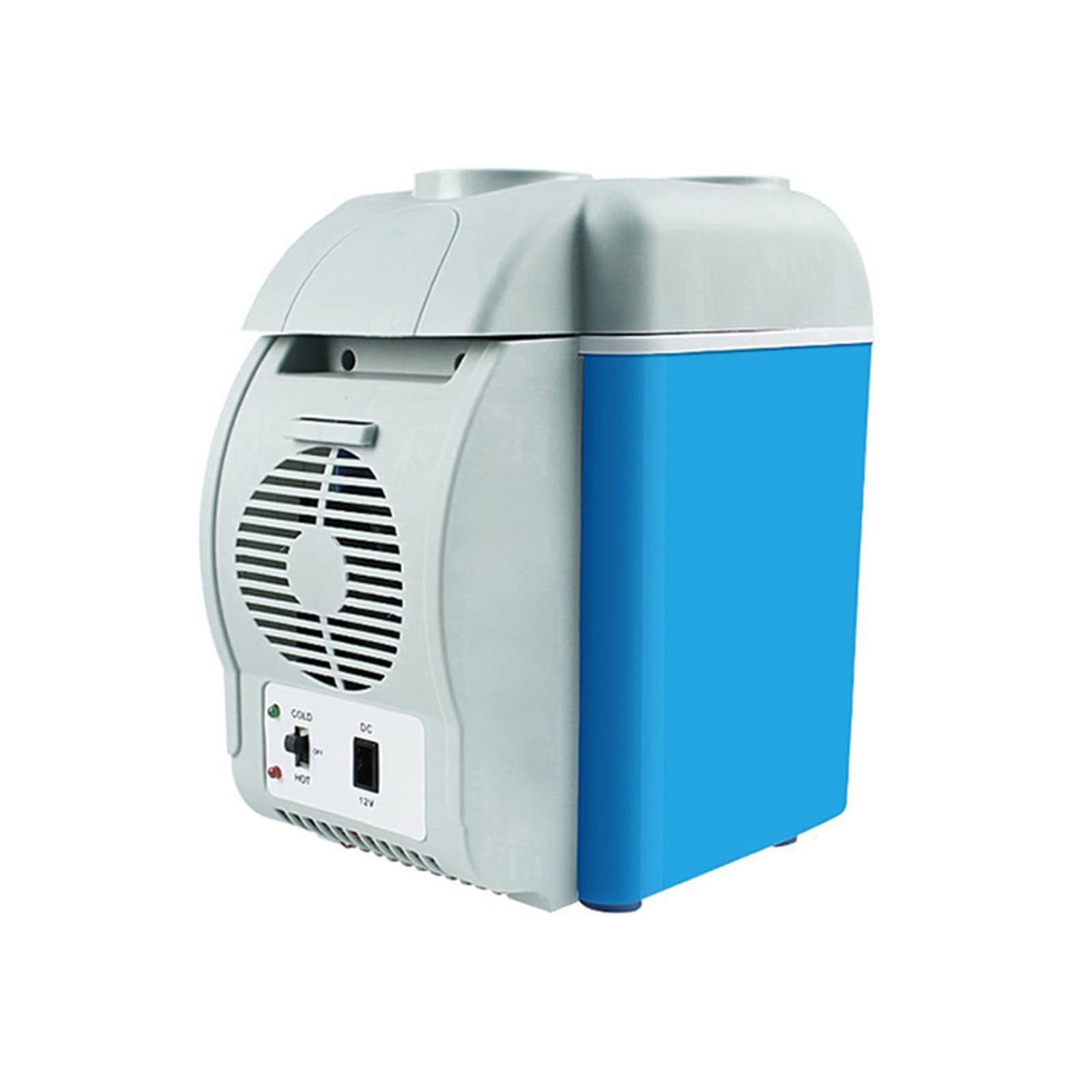 Mini nevera 7.5L coche hogar refrigerador Mini nevera 12V congelador refrigerador calentador caja de almacenamiento de alimentos para coche hogar Camping al aire libre,S