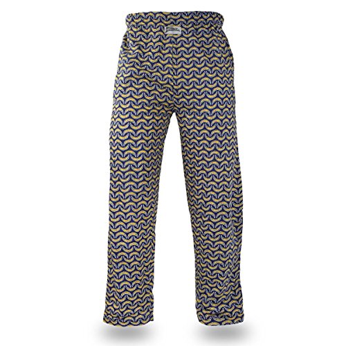 Zubaz Men's NFL All-Over Logo Comfy Pant, Los Angeles Chargers, Large Team Color