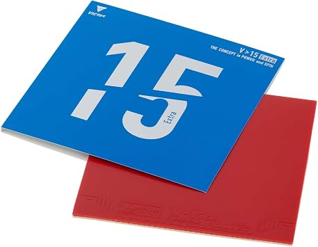 VICTAS V15 Extra 020461 Table Tennis Soft Rubber Backing Red MAX Size