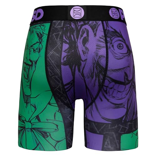 PSD Men's The Joker Split Boxer Briefs, Multi, L3