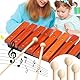 4er-Set Holzschlägel: Mallet Drumsticks Marimba & Klangstäbe für Xylophon, Glocken & Holzblöcke - ideal für Anfänger & Erwachsene.