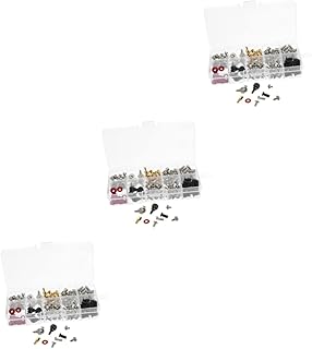 Lurrose 3 Sets Computer Screw Laptop Holder Stand PC Fan Screws Gasket Kit Computer Accessories Computer Part Wood Screws Countersunk Head Screw Computer Supply Screw Assortment Gasket