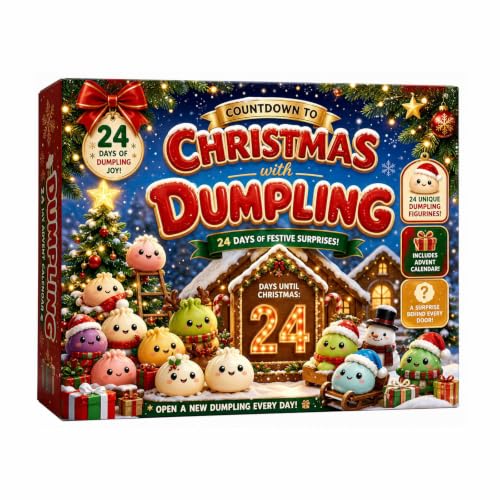 Christmas Squishy Advent Calendar 24 Days 2026 Mini Toys Countdown Calendar - image 1