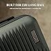 LUGG 20 Inch Vacay Suitcase, ABS Luggage with TSA Indent Lock, Aluminium Trolley Handle, 360° Spinner Wheels, Water-Resistant & Durable, Airline Compatible (55 x 23 x 35cm), 1 Year Warranty
