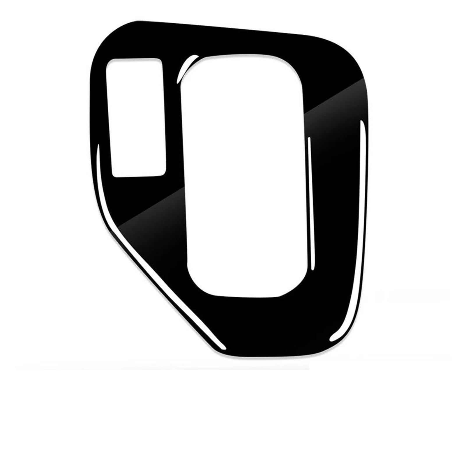 Car Interior Gear Panel Trim Sticker for 5 Series E39 1995 1996 1997 1998 1999 2000 2001 2002 2003 Interior Decoration(Black LHD)