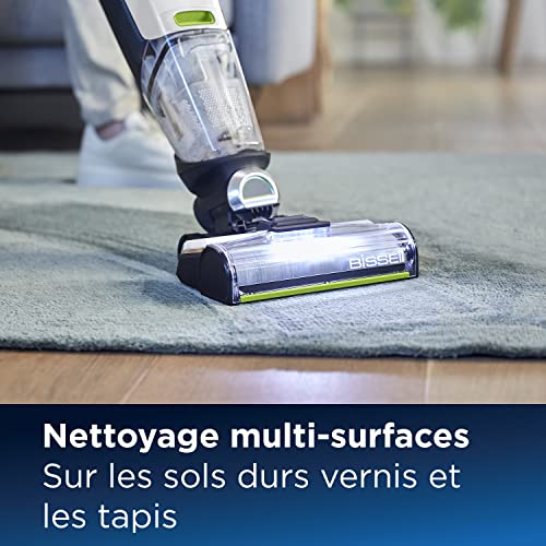 BISSELL CrossWave® X7 Plus Pet | Nettoyeur, Aspirateur & Sécheur | Multi-Surfaces 3-en-1 | Aspirateur Sans Fil pour Sols Durs et Moquettes | Mode Turbo Pet | Technologie de Double Réservoirs | 3479N - Image 5