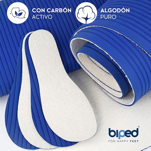 Miniatura 3 de Biped Minimal Sole Manjarin - 2 Pares De Plantillas Para Minimal Shoes Y Barefoot Shoes - Plantillas De Rizo De Algodón Auténtico Y Carbón Activo - Para Adultos Y Niños 43