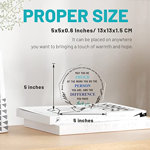 Thank You Gifts For Men Farewell Gifts For Coworkers Inspirational Desk Decoration Office Colleague Leaving Gift Appreciation Gifts For Dad Friends Doctor Counselor Nurse #TOP2