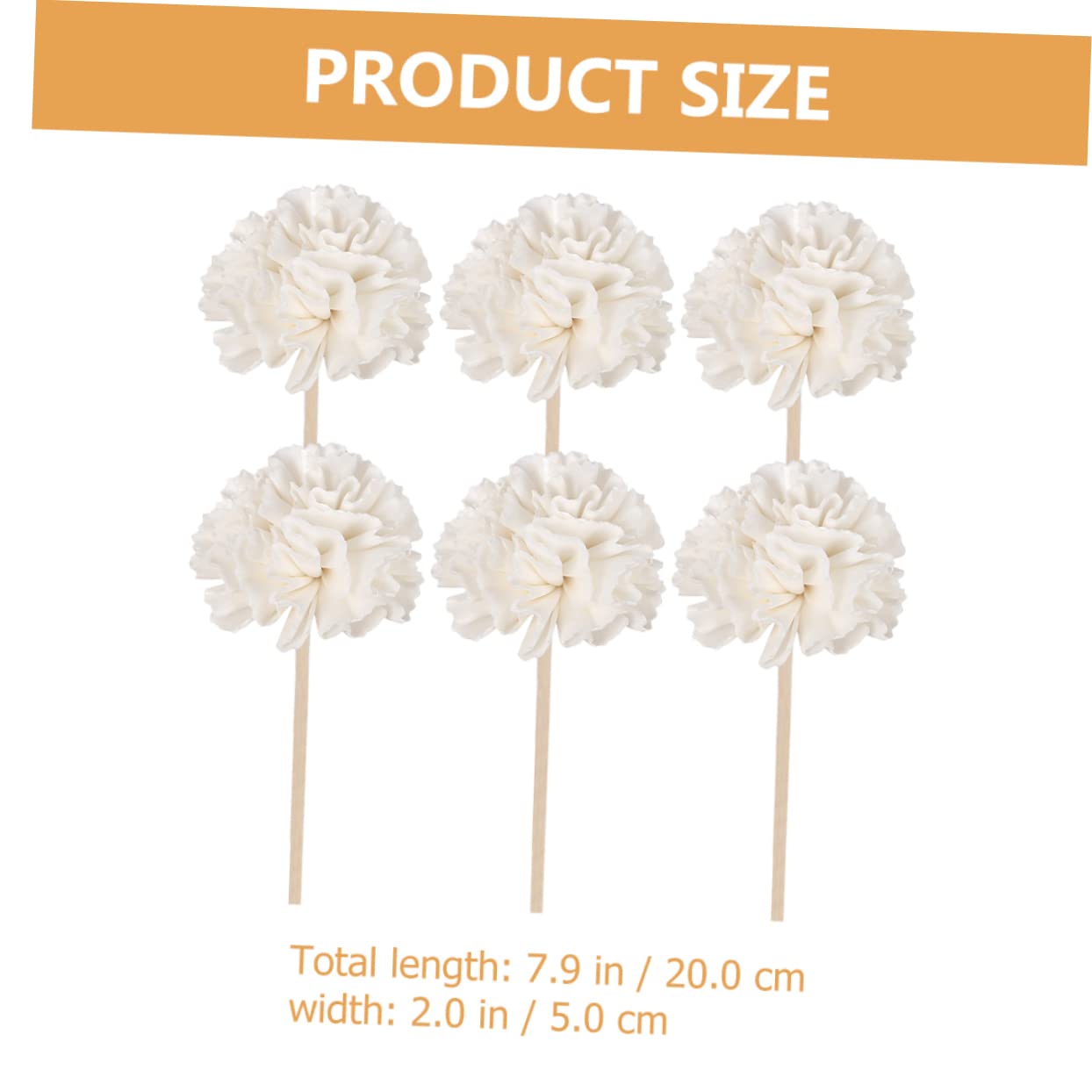 5 Set Rattan Per Aromaterapia Fiore Camera Bagno Profumo Piccolo Bastoni Bastoncino Diffusore Di Fragranze Floreali Bastoncini Di Fiori Diffusori 6 Pezzi * 5