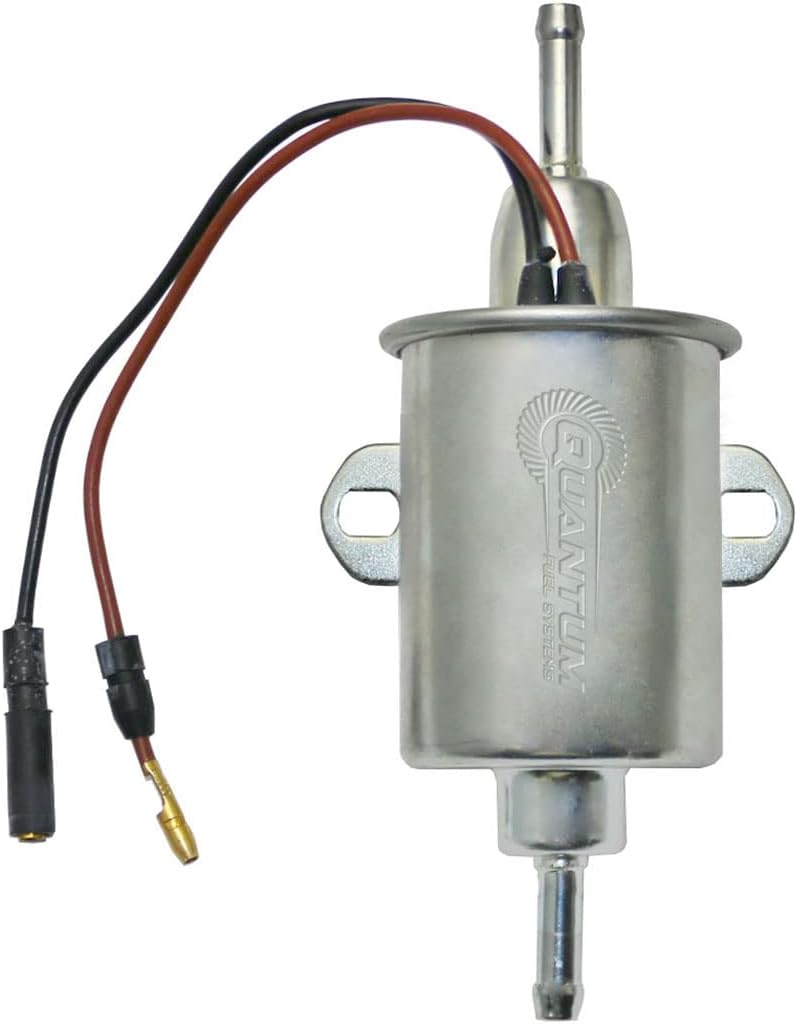 QFS oem Diesel Frame-Mounted Electric Fuel Pump Replacement for Polaris Ranger, Ranger 400, Ranger 500 (Carb), UTV, Ranger 1000 Diesel, Ranger HST, 2004-2018, oem 4010658, 4011492, 4011545, 2521461