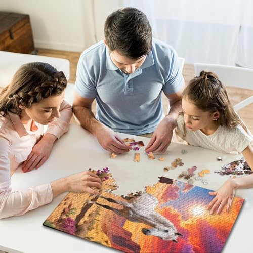 Marengo, Puzzle in 1000 Teilen, Anspruchsvolle Freizeitbeschäftigung Mit Künstlerischem Anspruch, Ideal Zum Aufhängen, Ab 8 Jahren,Pferd, 70x50cm/1000pcs