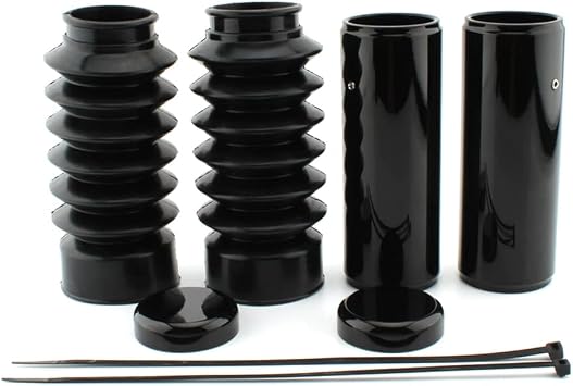 Rubber Motoycle Front Fork Cover Gaiters Boots Shock Damping Dust Caps Covers for Harley for Softail FORTY-EIGHT XL1200X 16-24