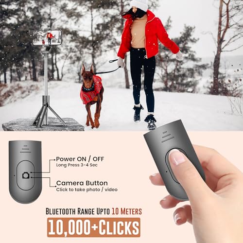Image of WeCool Selfie Stick Tripod with Light, 67CM Reinforced Tripod for Mobile Phone, Multi-Functional Bluetooth Selfie Stick for Travel,Vlogging,Compatible with iPhone and All Smartphones