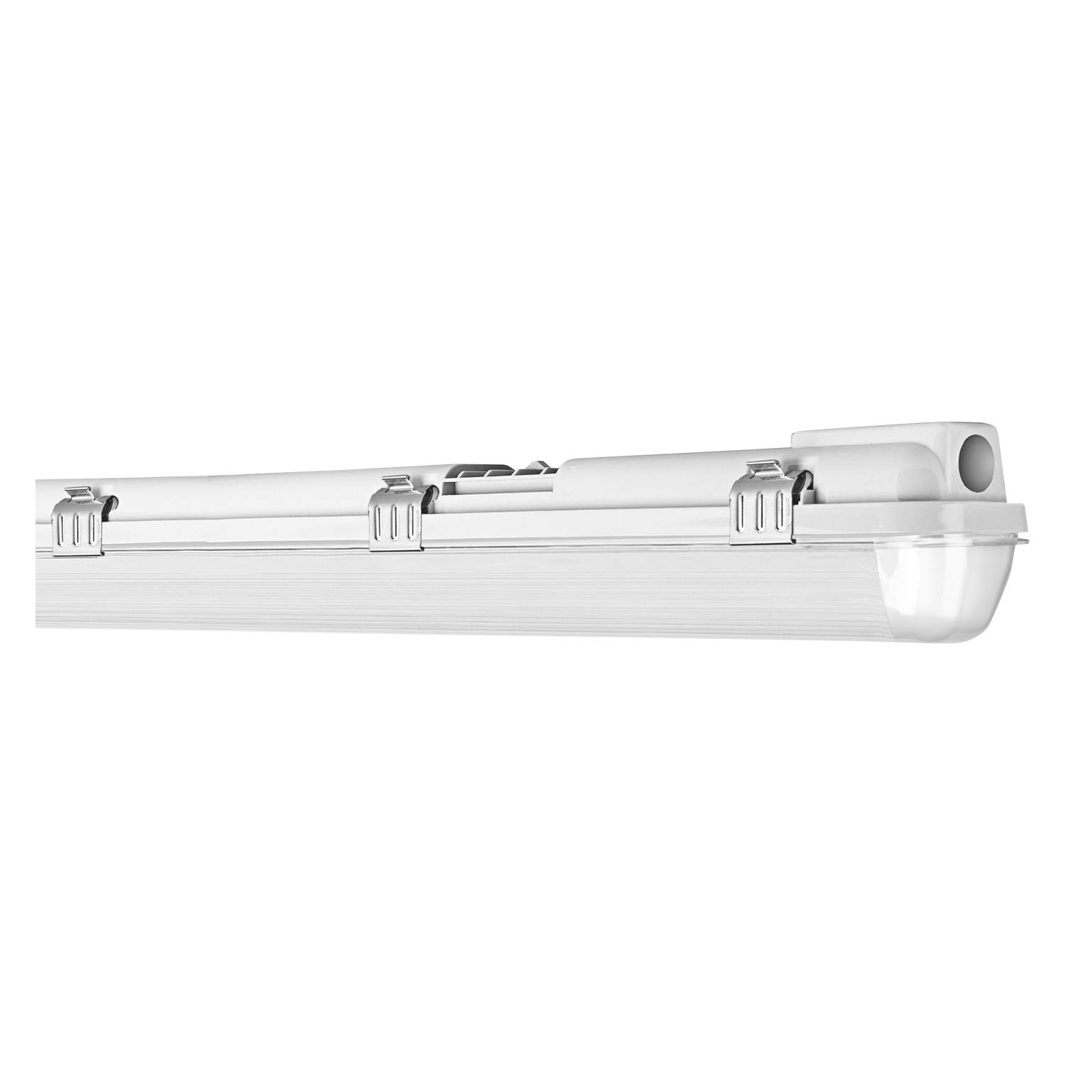 Ledvance Feuchtraumleuchte Für T8 LED Röhren – Wasserdichte Deckenleuchte IP65, Einfach Zu Installieren